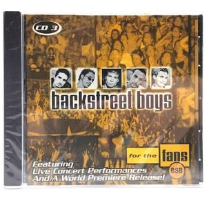 Backstreet Boys For The Fans CD #3 (Feat. Live & Rare Tracks) CD Sealed Promo